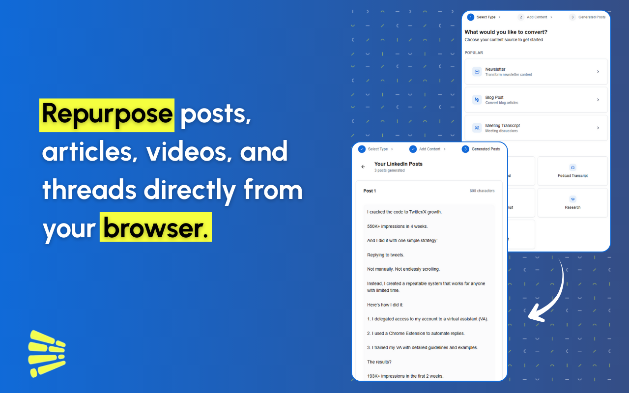 Repurpose Content for LinkedIn